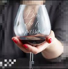 Calice Personalizzato con Frase o Citazione a SceltaInciso Laser | eBay