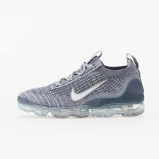 Men S Shoes Nike Air Vapormax 2021 Flyknit Armory Blue White Lt Smoke Grey