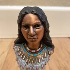 Christopher C.A. Pardell Pocahontas Bronze Sculpture #528/2500 1995 Cody