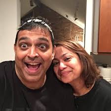 FARHA KHAN & PARAG TEMBULKAR By @paragwrites Farha (@writetofarha ) and I  met at Bombay's Ruia College in Dec 1990 and since then all we've ever  wanted was to be together. When