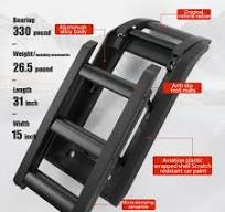 Amazon.com: Matte Black Aluminium Side Access Ladder Rack Side Window Roof  Step Ladder Fits for Land Rover Defender 110 2020 2021 2022 2023 2024 : ...