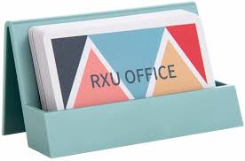 1,710 vertical acrylic business card holder products are offered for sale by suppliers on alibaba.com, of which card holders accounts for 2%. Buy Business Card Holder For Desk Vertical Plastic Cute Contracted Desktop Business Card Holder Display For Men Women Lake Blue Online In Turkey B0929b4jxh