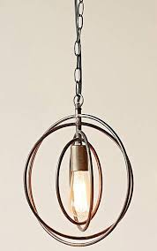 Large Aged Steel Cage Pendant Light Farmhouse Fresh Home