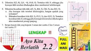 Karena hal ini dapat membantu siswa dalam pembelajaran. Kunci Jawaban Matematika Kelas 8 Halaman 56 57 Ayo Kita Berlatih 2 2