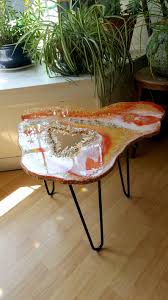 Custom Crystal Table Small Geode Furniture Side Table Etsy In 2020 Boho Chic Decor Resin Wall Art Decor