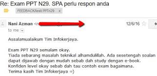 Peperiksaan ini bertujuan mengukur daya pemikiran serta kebolehan calon mengaplikasi maklumat yang diperolehi melalui latihan akademik, bacaan dan pengalaman. Contoh Soalan Peperiksaan Penolong Pegawai Tadbir N29