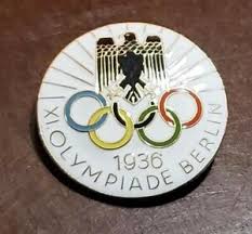 The torch would then travel across europe until it reached berlin, finally lighting the olympic cauldron. 1936 Olympic Pin Button Indiana Olympics Fan Apparel Souvenirs For Sale Ebay