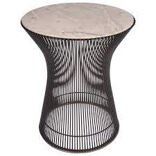 Maybe you would like to learn more about one of these? Warren Platner For Knoll Bronze Finish And Marble Side Table Circa 1970s Marble Side Tables Side Table Platner Side Table