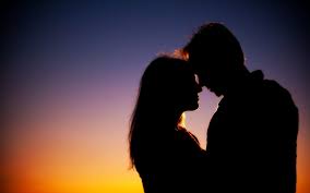 Image result for romantic couple images silhouette