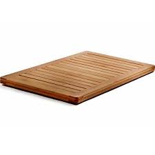Bamboo Floor And Shower Mat Measures 1 X 23 75 X 17 75 Walmart Com In 2021 Bamboo Shower Mats Shower Floor Mat Wood Shower Mat