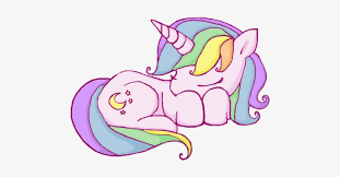 Unicorn for kids and adults. Cute Unicorn Clipart Tumblr Sleeping Unicorn 586x433 Png Download Pngkit