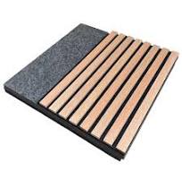3 Side Veneer Akupanel Acoustic Wood Slat Panel Ceiling Sound Proof Wall  Panels