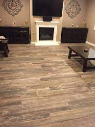 Features of tile flooring for basements: Tile Flooring That Looks Like Wood Mediterranea Boardwalk Venice Beach Home Basement Flooring Options Home Remodeling