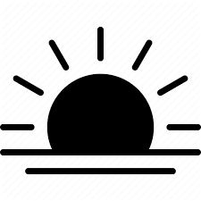 Sunrise Sunset Morning Dawn Dusk Sun Weather Icon In 2020 Weather Icons Icon Weather