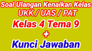 Maybe you would like to learn more about one of these? Soal Ukk Kelas 4 Sd Tema 9 Semester 2 Dan Kunci Jawaban Youtube