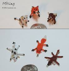 2d Bead Animals 3 By Hermitworm I Ve Got To Make The Fox 3 Beaded Animals Pony Bead Crafts Pony Bead Patterns