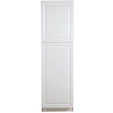 Hampton Bay Benton Assembled 24x84x24 5 In Pantry Cabinet With Adjustable Shelves In White Bt2484p Wh The Home Depot