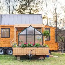 Mobile Tiny Home Comes Equipped With Its Own Detachable Green House Tiny Mobile House Tiny House Tiny House On Wheels