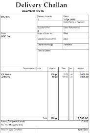 How To Make Delivery Challan Or Delivery Note In Tally Erp 9 In 2020 With Images Invoice Format In Excel Invoice Format Memo Format