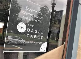 Stonegate Group Welcomes The Bagel Table To 11 S Main Street Natick
