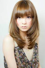 Trendy Shoulder Length Hairstyles With Bangs For Everyone Shoulder Length Layered Hairstyles Layered Haircuts With Bangs Medium Length Hair Styles Asian Hair