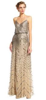 Chevron Beaded Blouson Gown Wedding Guest Outfit Winter Long Cocktail Dress Wedding Guest Dress