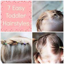 Easy Toddler Hairstyles By Simplistically Sassy Easy Toddler Hairstyles Easy Little Girl Hairstyles Toddler Hairstyles Girl Fine Hair