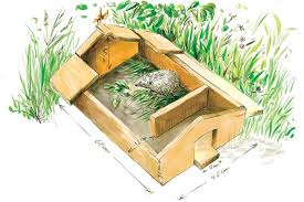 Abri Pour Les Herissons Cabanes De Protection La Pause Jardin En 2020 Pose Parquet Flottant Travaux De Peinture Cabane