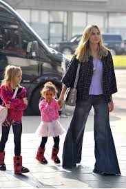 So, how much is lou sulola samuel worth? Heidi Klum Seal And Their Daughters Leni Samuel And Lou Sulola Samuel Are Seen Out And About In Brentwood Heidi Klum Celebrities Kids Wear