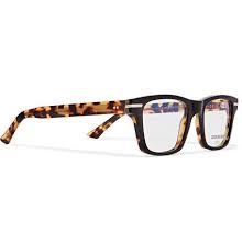 Cutler And Gross Square Frame Tortoiseshell Acetate Optical Glasses Square Frame Tortoiseshell Acetate Optical Glasses In Black Cutler And Gross Gents Fashion Square Frames