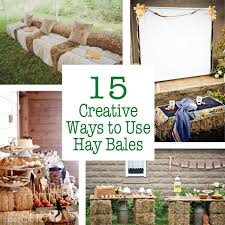 Available in a variety of sizes and shapes. 15 Creative Ways To Use Hay Bales