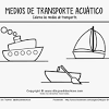 Cientos de dibujos de transportes listos para imprimir y colorear. 1