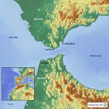 Nutzen sie unsere kartenansicht und finden sie das attraktive reiseziele für ihren urlaub in gibraltar! Stepmap Strasse Von Gibraltar Landkarte Fur Spanien