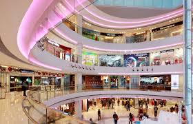 windsor house hk good idea to use glass smoke barrier as design element as part of the spand mall design shopping mall interior interior design courses online