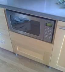 Microwave Oven Under Counter Mount In 2020 Built In Microwave Base Cabinets Microwave In Island