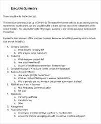 Executive Summary Example Executive Summary Template Executive Summary Example Executive Summary
