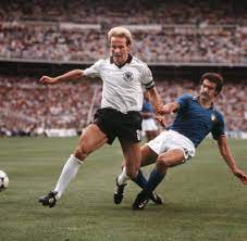 » world cup 1982 spain Italy 3 West Germany 1 In 1982 In Madrid Karl Heinz Rummenigge Is Tackled By Claudio Gentile In The World Cup Final