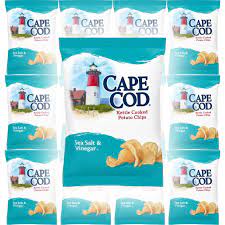 Cape cod original potato chips cape cod sea salt & vinegar Amazon Com Cape Cod Sea Salt Vinegar Kettle Cooked Potato Chips Gluten Free 1 5oz Bag Pack Of 12 Total Of 18 Oz