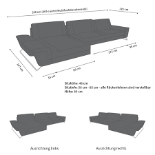 Sofa mit extrahoher sitzhöhe für 699,99€. Leder Ecksofa Bari Modern In Der L Form Mit Beleuchtung