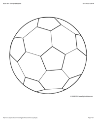 Soccer Ball Coloring Page Sports Soccer Ball Football Coloring Pages Soccer Crafts