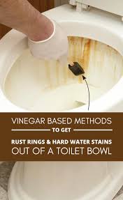 Maybe you would like to learn more about one of these? Vinegar Based Methods To Get Rust Rings And Hard Water Stains Out Of A Toilet Bowl Cleaninginstructor Com