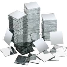 Amazon.com: Suwimut 200 Pieces Square Mirror Tiles for Crafts, 1 Inch Small  Real Glass Mirrors, Mini Size Bulk Mirror Mosaic Tiles for DIY Projects  Supplies, Home Wall Decoration : Arts, Crafts & Sewing