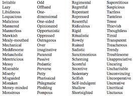 Character Traits List Character Traits List Positive Personality Traits Character Trait