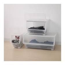 firra フィッラ ふた付きボックス 透明 67x42x31 cm ikea イケア ikea イケア ボックス