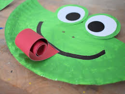 Frogs are fun creatures to learn about. Paper Plate Frog Craft Our Kid Things