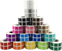 Maybe you would like to learn more about one of these? Small Square Colored Stickers In A Bulk Pack 16 000 Labels Instocklabels Com