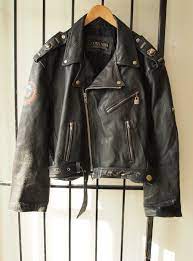 1970s Psychedelic Lucifer Rising Esoteric Occult Black Leather Motorcycle Jacket The Eye O Leather Jacket Black Black Leather Motorcycle Jacket Leather Jacket