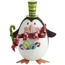 Pier 1 Glitter Penguin With Candy Canes Christmas Ideas Christmas Ornaments Christmas Fun Christmas Holidays