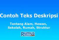 Mungkin anda pernah mendengar kata paragraf deskripsi? Contoh Paragraf Deskripsi Tentang Kampus Rumusrumus Com