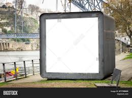 Download Mockup Big Silver Cube Image Photo Free Trial Bigstock